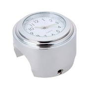 HPDL Electroplating white bottom motorcycle modification accessories Harley cruise prince car big turtle king retro car modification universal car clock